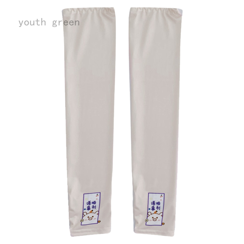 【BestGO】New Style Ice Silk Arm Sleeves Colorful Warmers Summer Sports Protection Running Cycling Driving Reflective Sunscreen BandsWomen's Arm Warmers