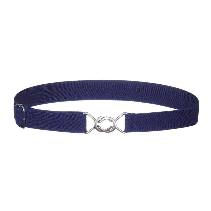 AWAYTR Fashion Canvas Belt For Women High Elastic Waistband Clasp Alloy Buckle Belt Adjustable Stretch Boys Girls Women Men Belt