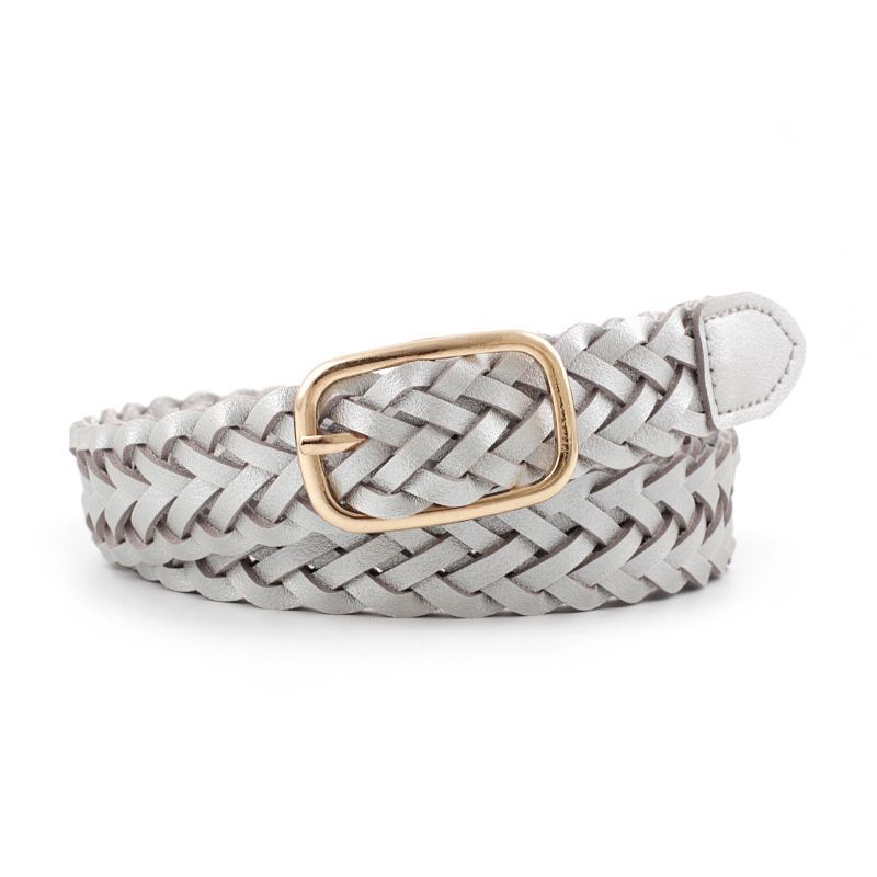 Loldeal 2.3x110cm New Korean Style Twist Women's Belt Fashionable All-Match Square Buckle Decoration With Jeans Belt For Women