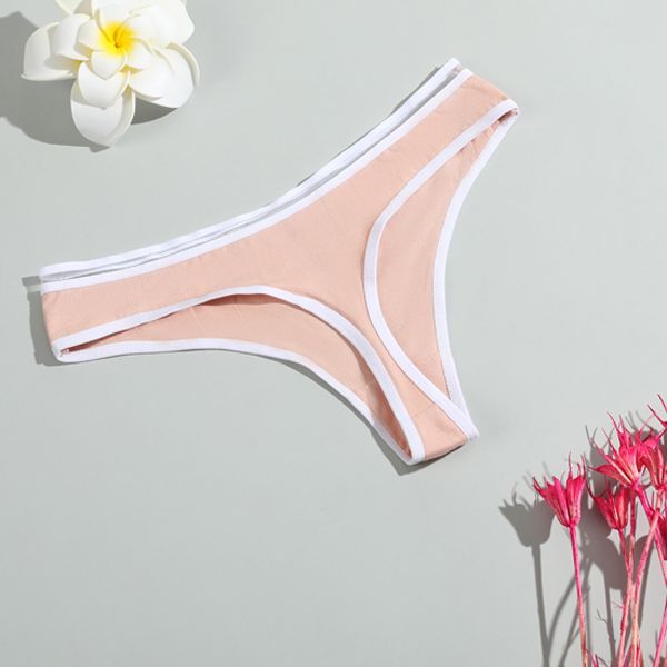Pack of 1 - Transparent Waist Ladies Panties Cotton Breathable Women's Briefs Cute Girls Underwear
