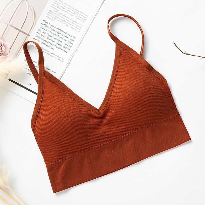 Seamless U Type Backless Bras Push Up Brassiere Women Bra Sports Lingerie Female Sleeveless Camis Fitness Crop Tube Tops