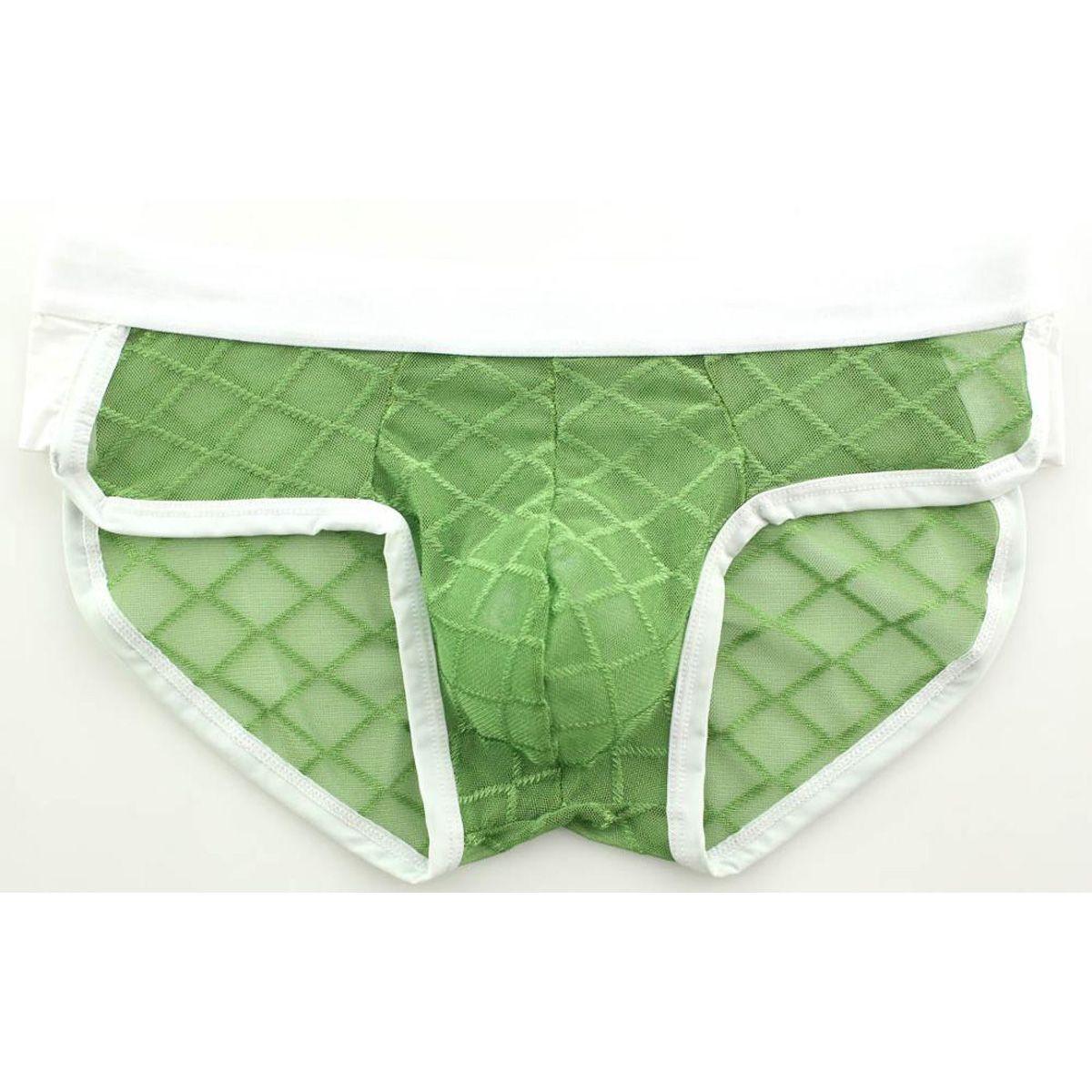 Sexy Mens Mesh  Pouch Cueca Gay Underpants Man Transparent Men Briefs Calzoncillos Hombre Panties Shorts HT021