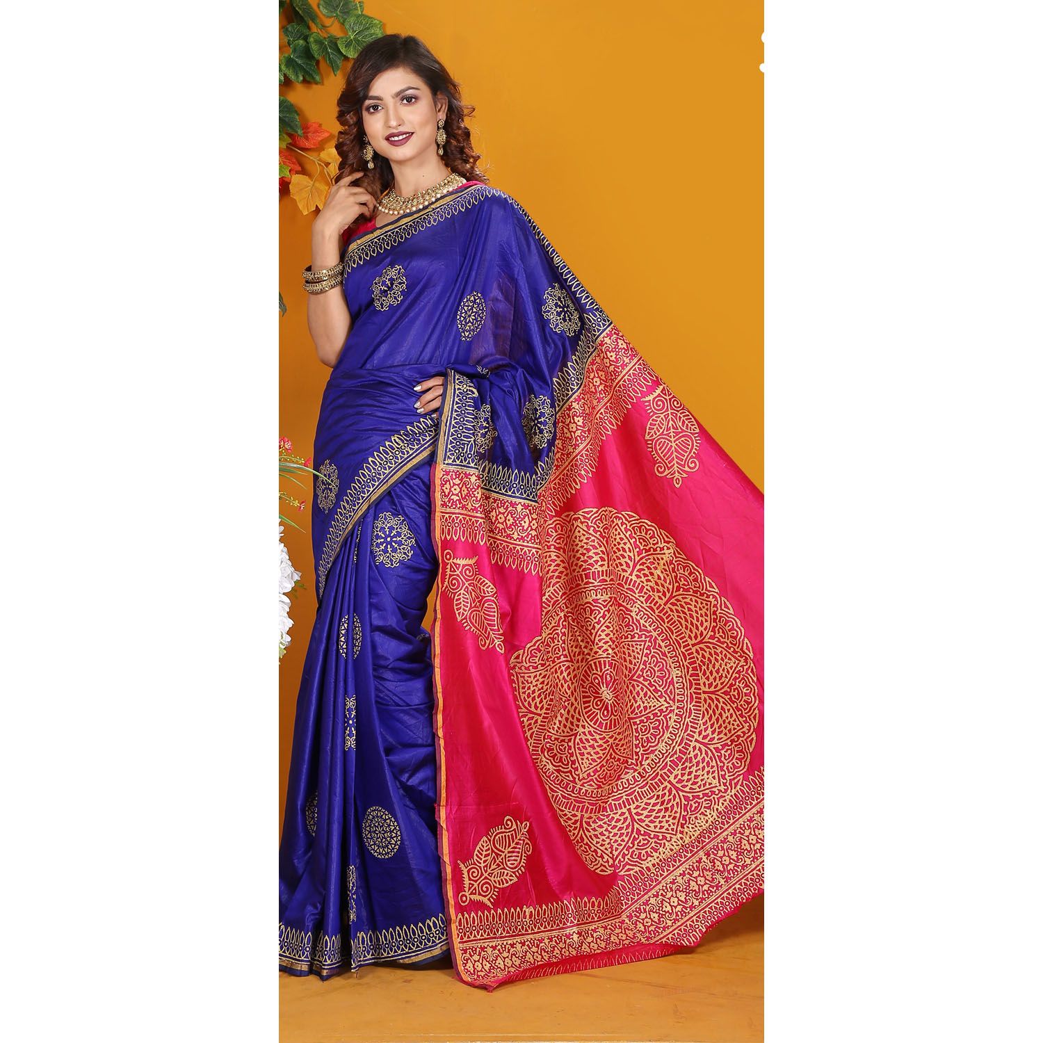 Soft Silk Butics  Saree For Woman