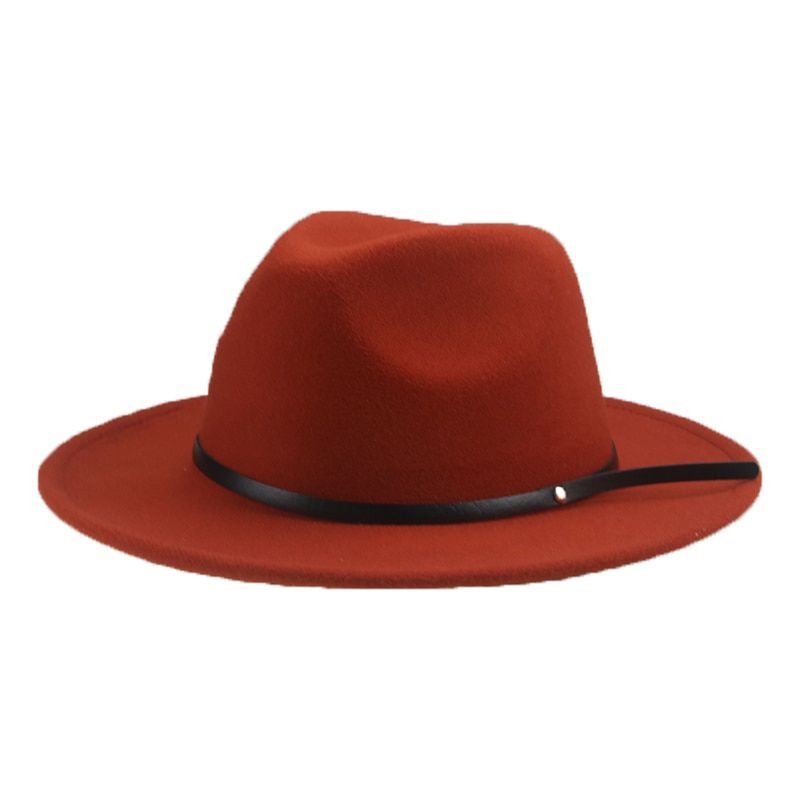 Fedora Hats for Women Belt Band Classic Black White Women Hat Church Formal Wedding Decorate Women's Hat New Sombrero Hombre New