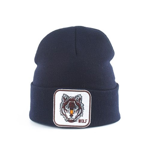 Shark Embroidery Animal Beanie Knitted Warm Men Winter Hats For Women Fashion Harajuku Hip Hop