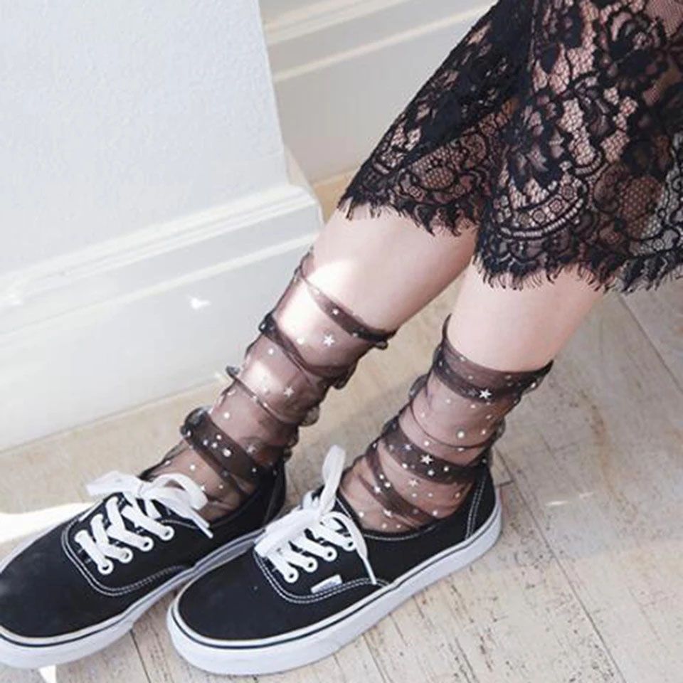 Stylish And Comfortable China Net Socks For Women