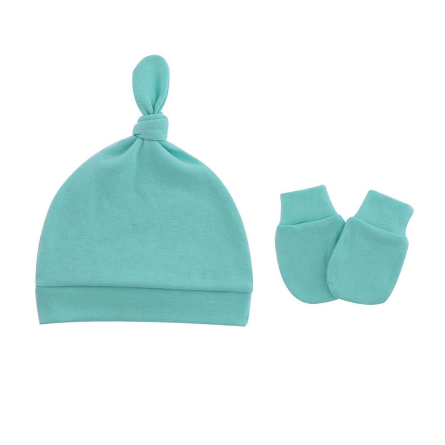 Baby Hat Gloves Anti-pilling No Burden Baby Cap Gloves Set