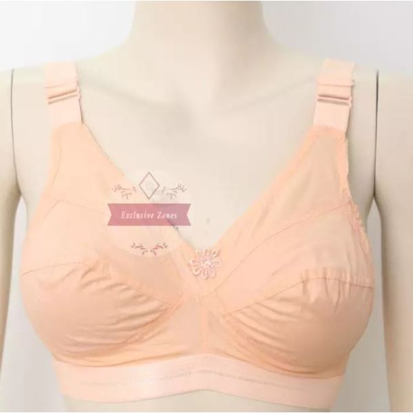 Soft And Comfortable Cotton Guddi Bra - Indian Skin Color 36