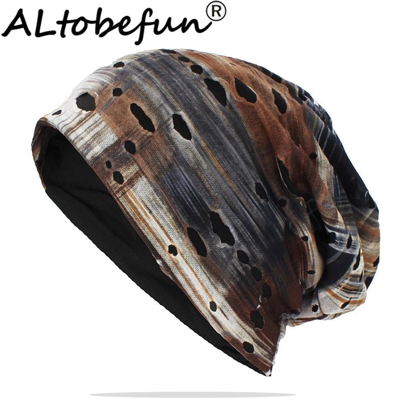 OBEFUN Brand Autumn Hats For Women  Men Uni Thin Hat Skullies And Beanies Winter Teenager  Hop Cap AHT157