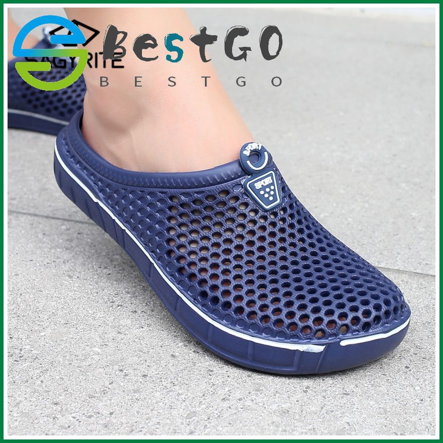 Bathroom Slippers for Men Couple Garden Shoes Beach Sandals for Men and Women Mules