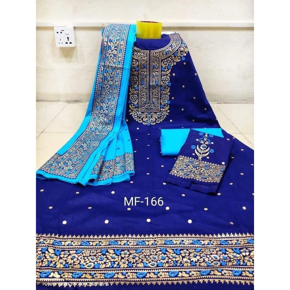 Latest Collection Afsan Screen Print Cotton Three Piece [3PC],Jama,Orna,Salower