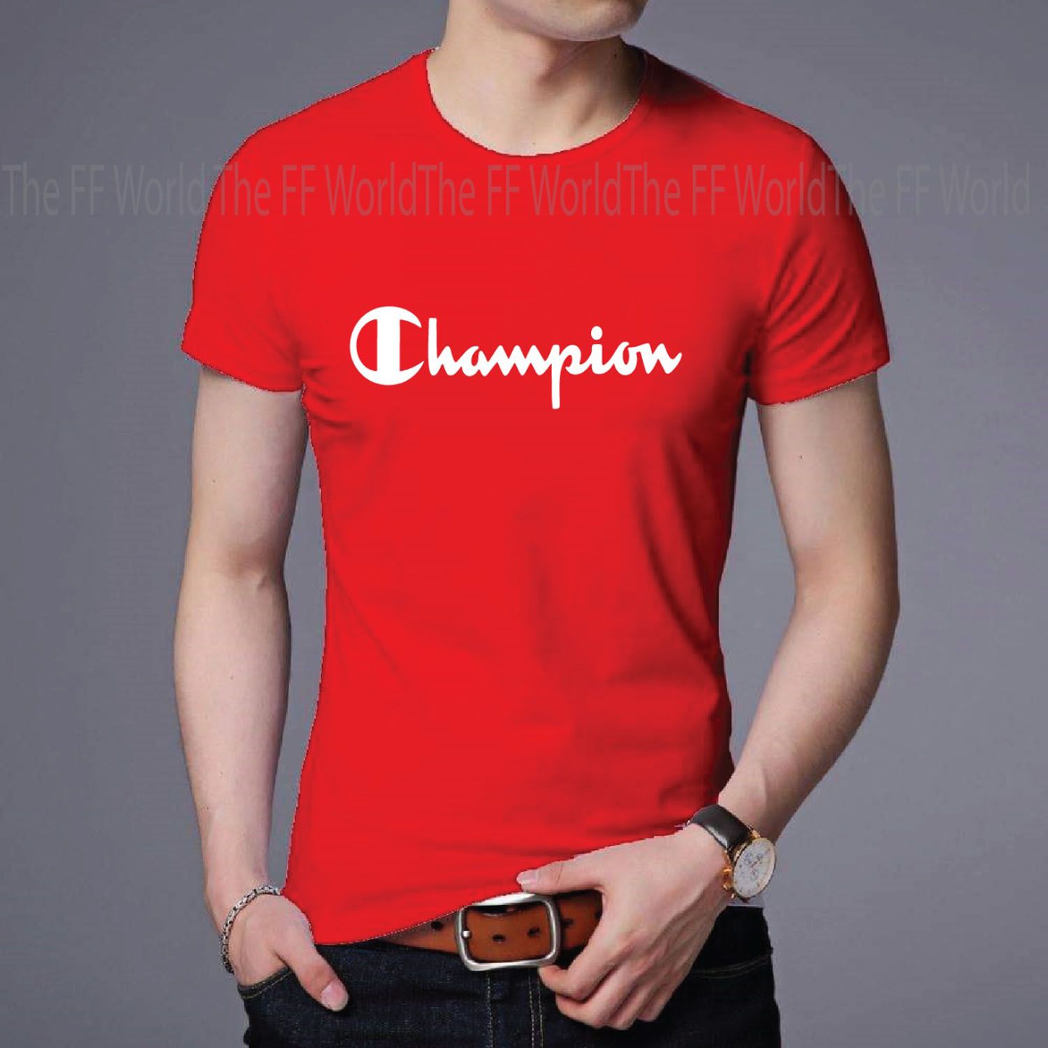 jersey Half Sleeve T Shirt For Men