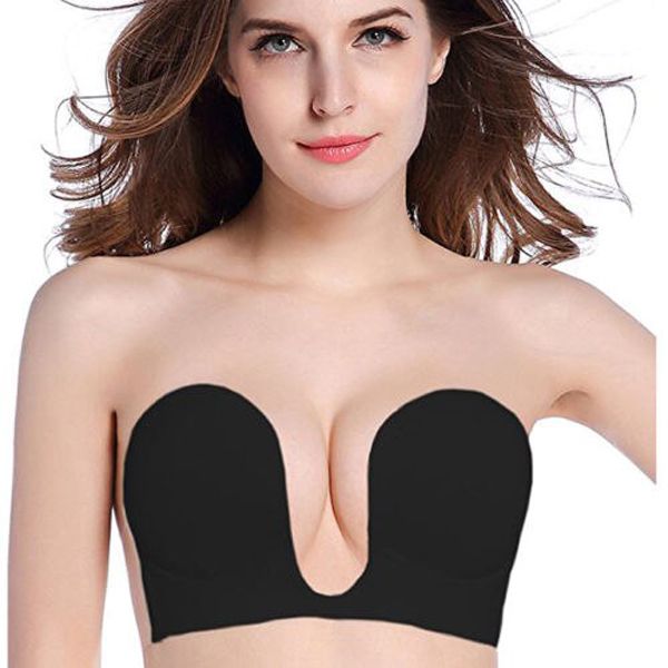 Silicone Push-Up Strapless Backless Self-Adhesive Magic Stick Invisible Bra