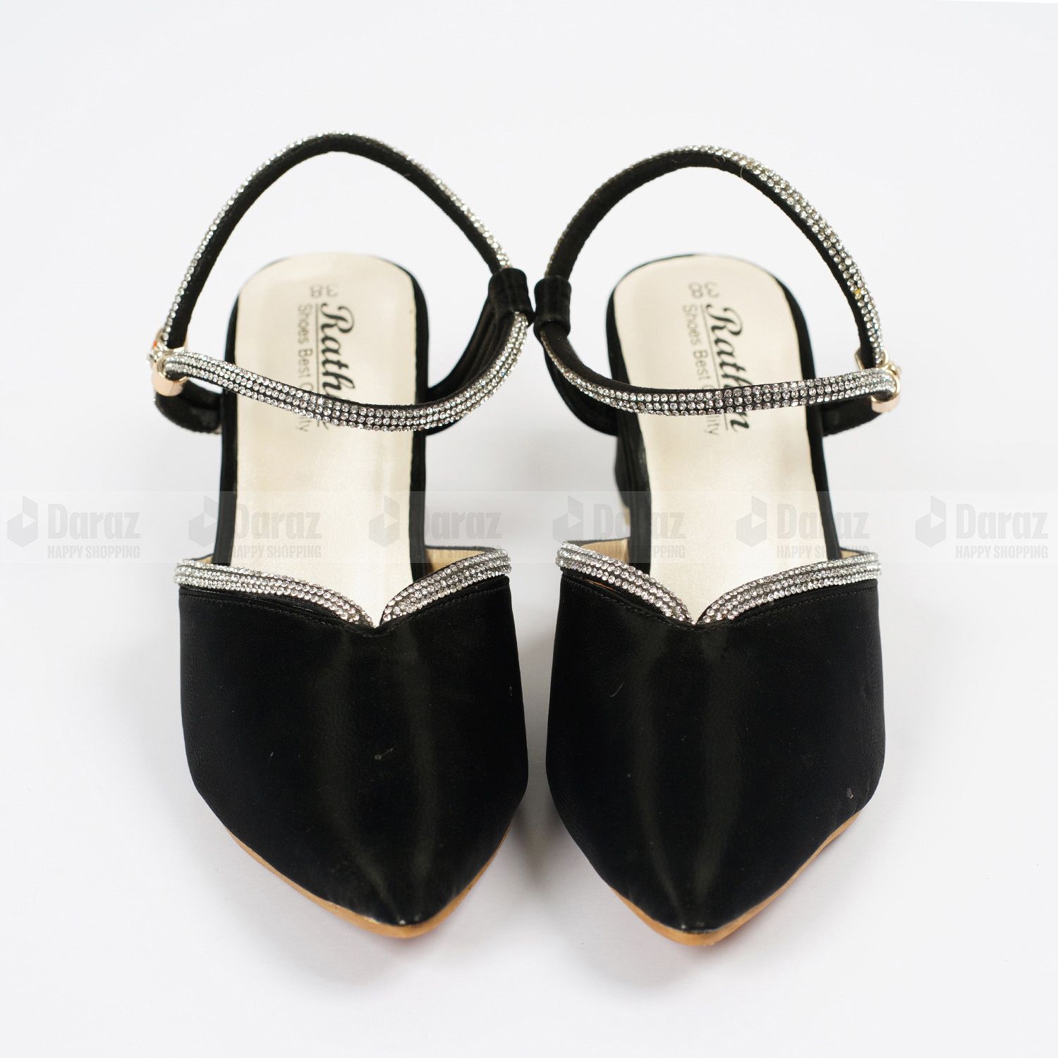 Girls High Hill Weightless Women Fashionable Full Stone Shoes