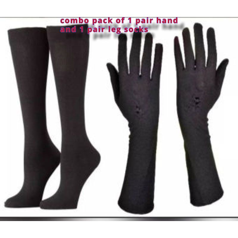 Combo Pack of Hand And Leg Socks for women.