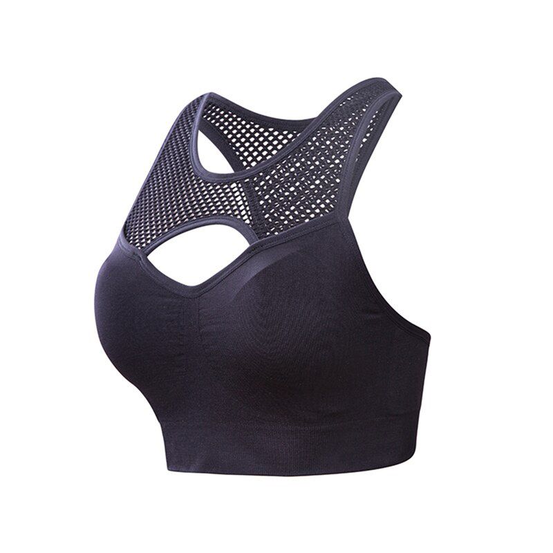 Women Padded Cozy Casual Bra Women Seamless Crop Top High Stretch Breathable Fitness Bra Top