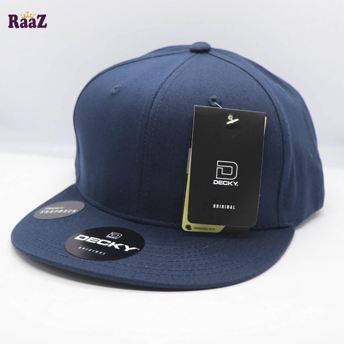Decky Navy Blue Cotton DJ Cap - Cap For Men - Cap - Winter Cap