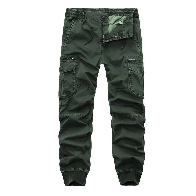 Men's Tactical Cargo Pants Men    Pants Cotton Multickets Stretch Man Casual Trouser ABZ616