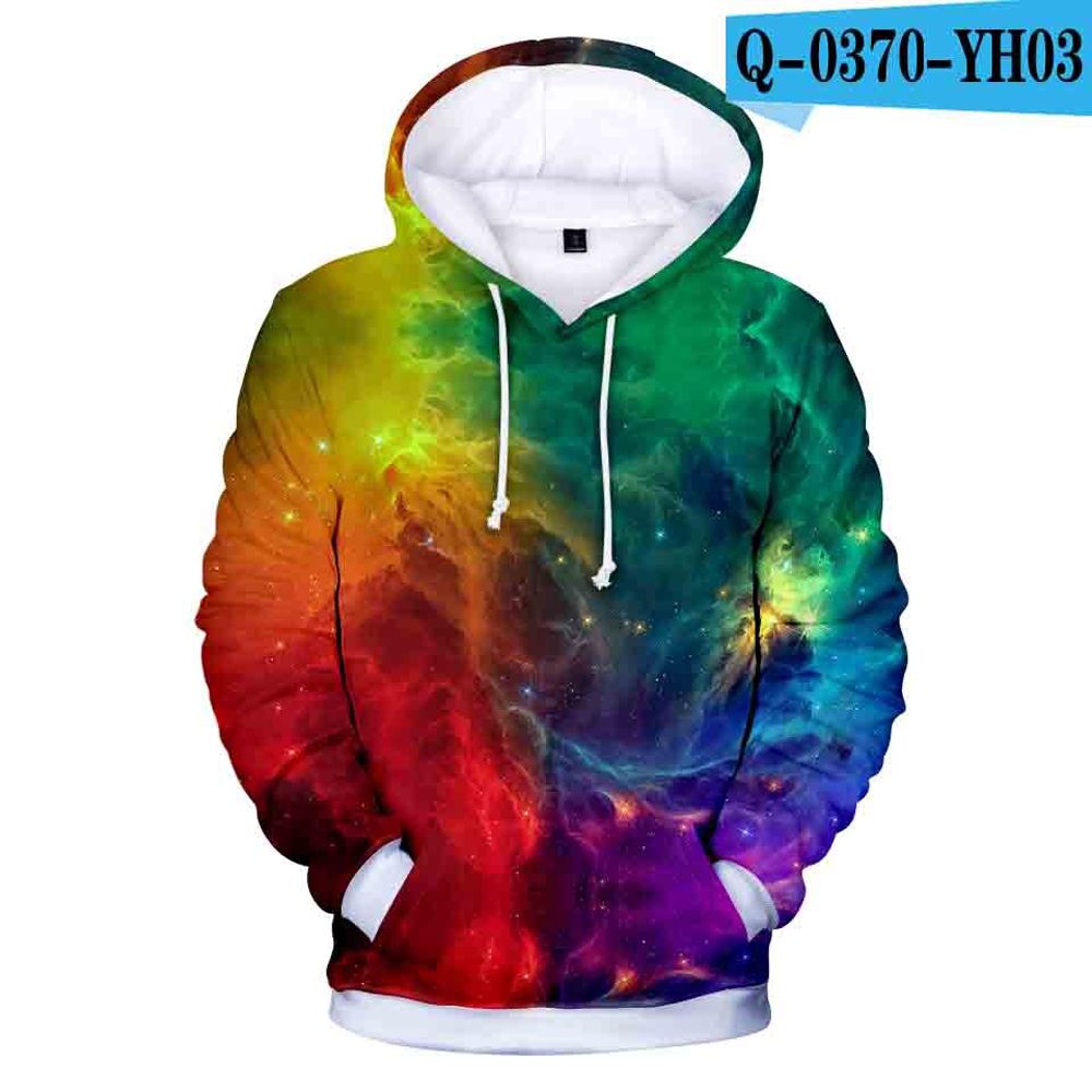 Yellow And Blue 3D Fire autumn Men Sweatshirt Women Hoodies Cool outwear Winter Handsome Hooded Boy Pullover  Hop Clothes