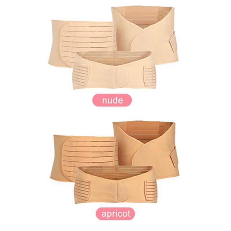 Women stpartum Girdle Waist Trainer Belts Belly Sheath Modeling S Tummy Control Corset Slimming Body Shapewear  3 in 1