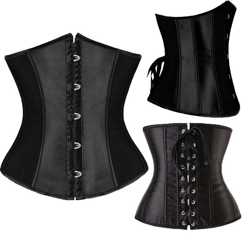 High Quality New Woman Corset Underbust S-6XL Plus Size Waist  Corsets Top Body Shaper Slimming Tight Lacing Steampunk