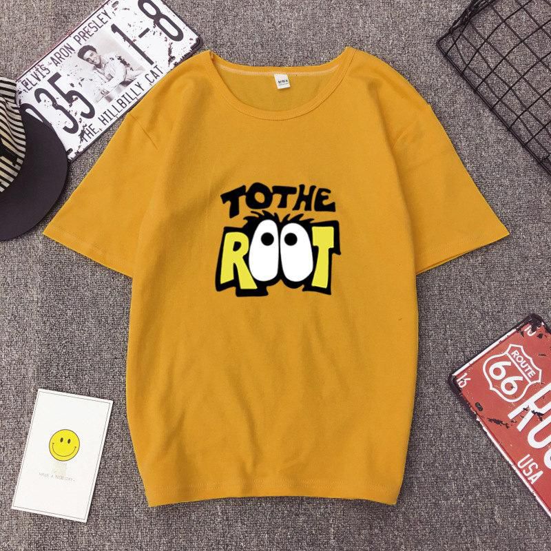 Korean Fashion Short Sleeve T-Shirt Female Spring Summer Women's Wear Korean Plate Tide Students Loose Korean Half-Sleeved Bf On Clothing T-Shirt