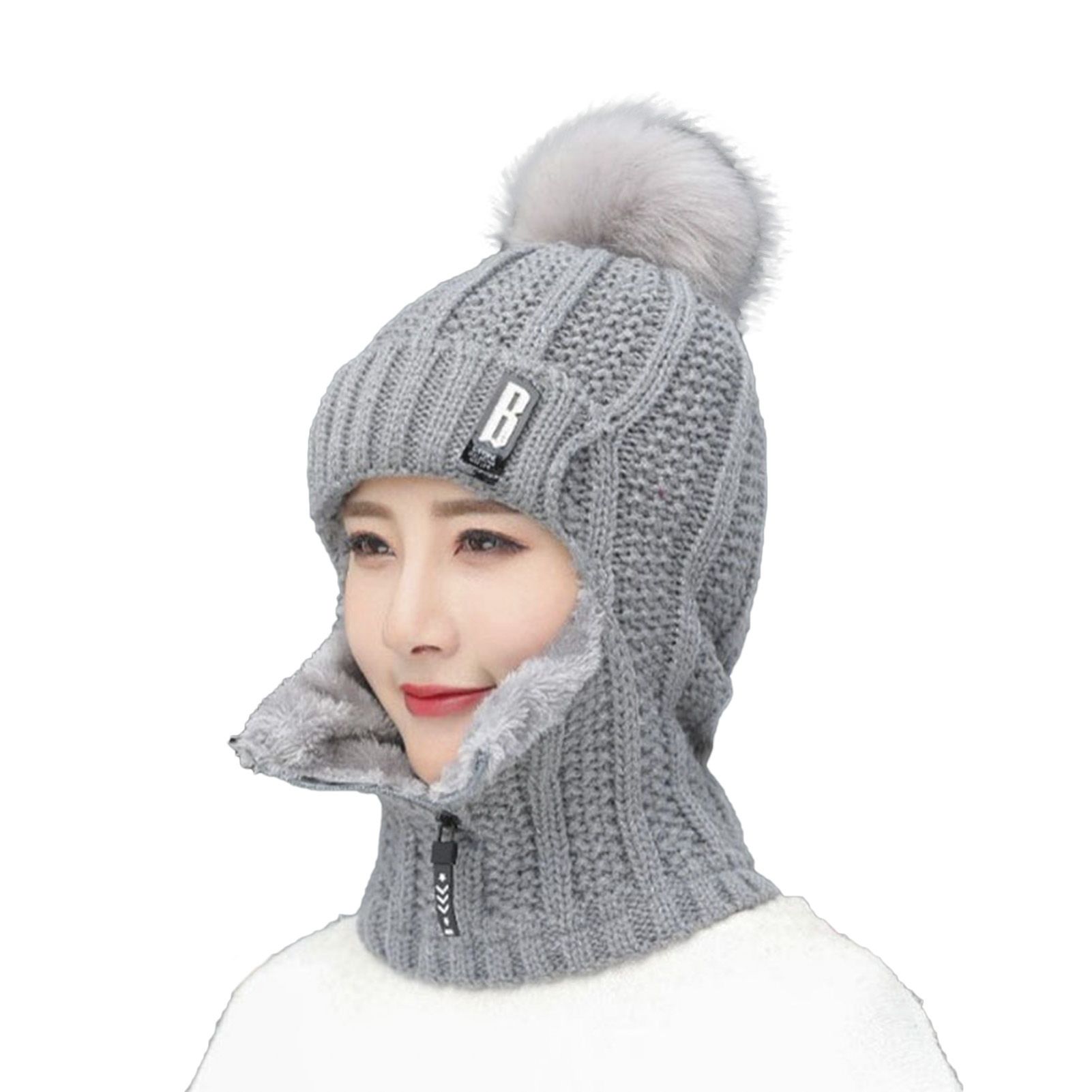 Scarf Face Cover Hat Exquisite Workmanship Head Neck Protective Casual Beanie Hat