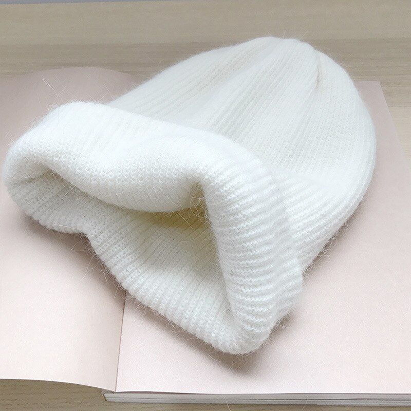 Autumn Winter Hats Elastic Cotton Gorro Solid Multicolors Knitting Beanies Caps Unisex Cute Thick Warm Hats Teens