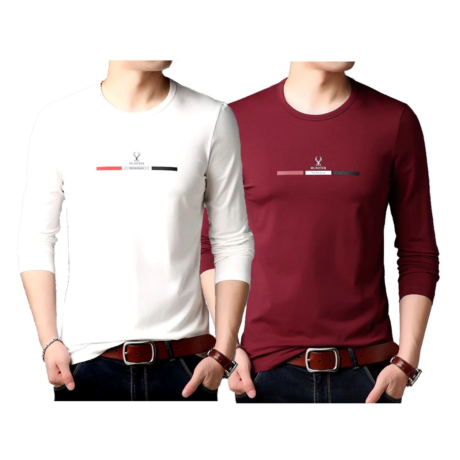 Combo Stylish Long Sleeve T-Shirt for Men