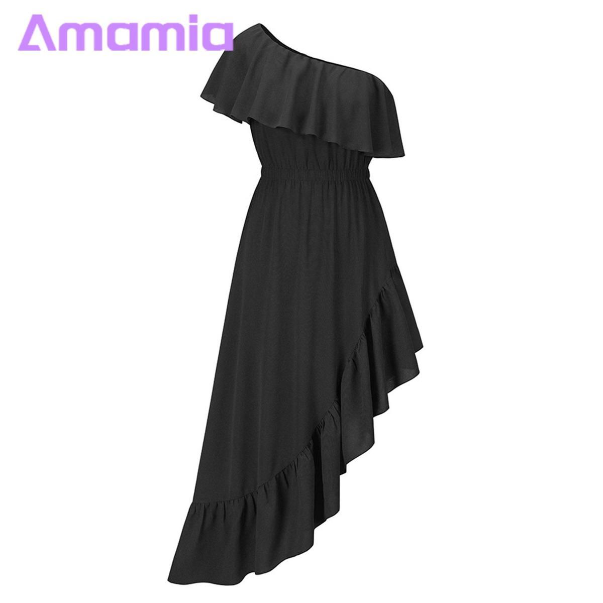 Evening Dress A-Line Ruffle Sleeve Evening Dress