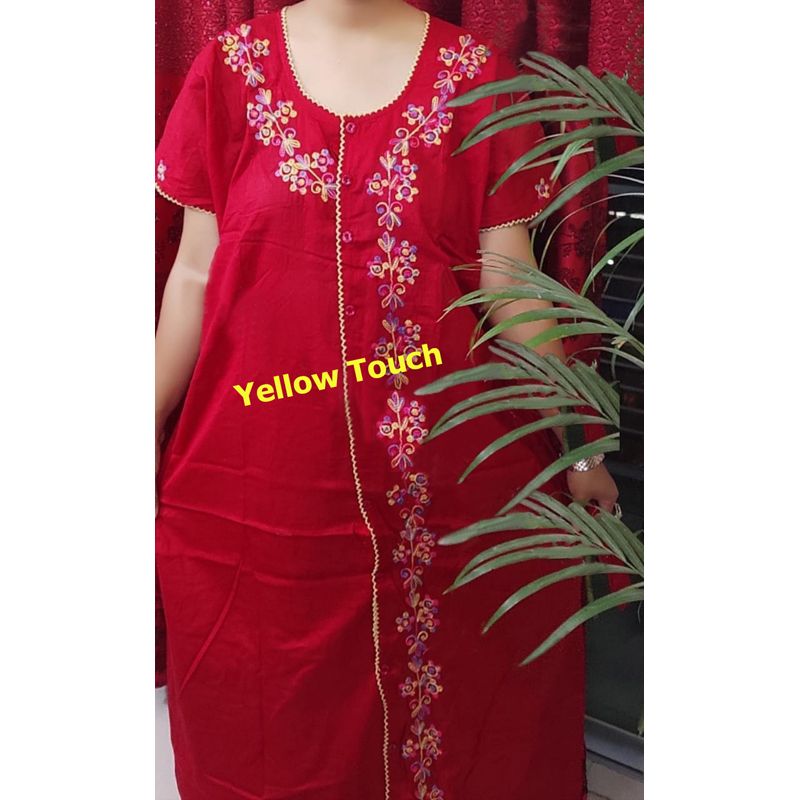 Stylish Comfortable Cotton Maxi for Women - Night Dress For Women - Night Dress For Women