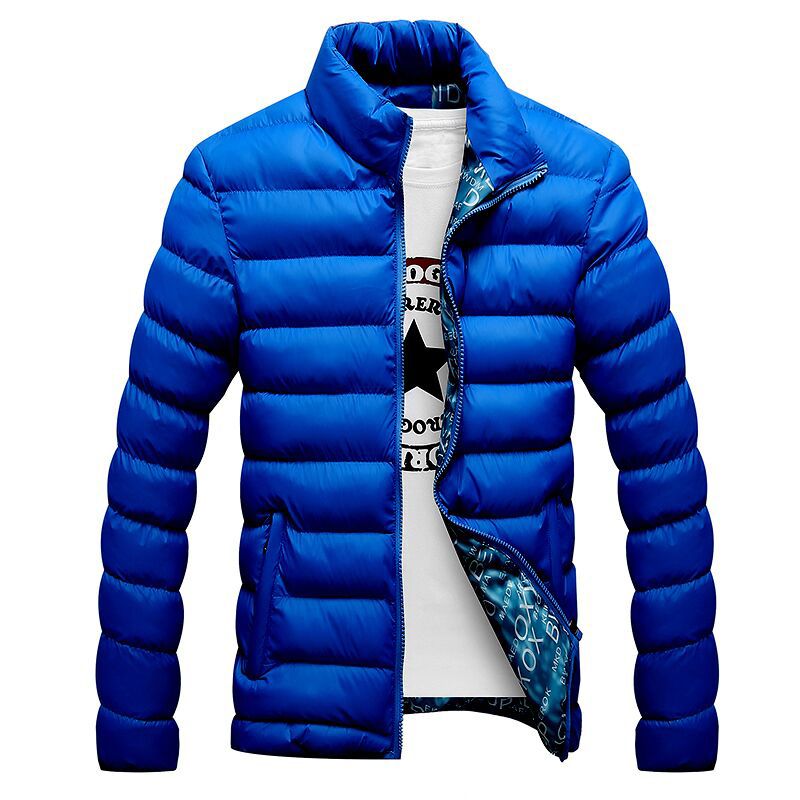 M-6XL Winter Jacket Men Fashion Stand Collar Male Parka Jacket Mens Solid Thick Jackets and Coats Man Winter Parkas