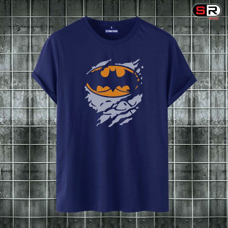 Batman Design Half Sleeve T-Shirts For Men - 16801T - Genji