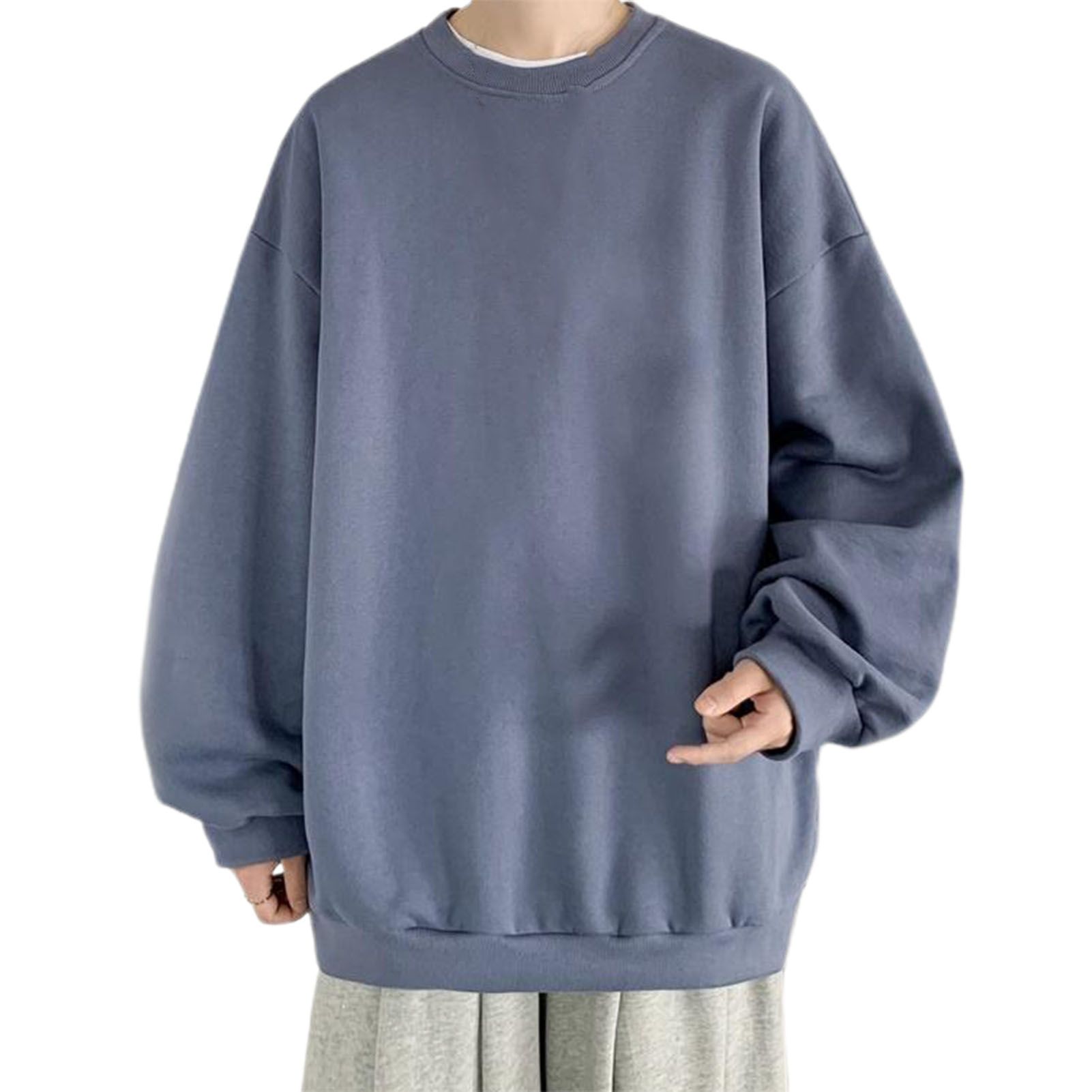 Men Top Long Sleeve Casual Student Sweatshirt