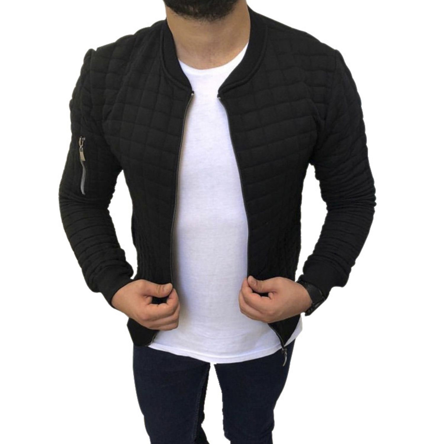 Men Jacket Cozy Fashionable Autumn Men Jacket