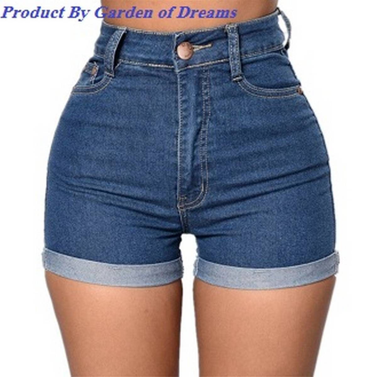 Jeans High Waist Shorts