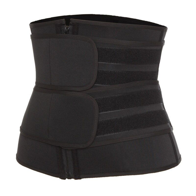 Women Zipper Waist Trainer Faja Waist Shaper Neoprene Slimming Belt Colombian Girdles piWaist Trimmer Firm stick wiatline
