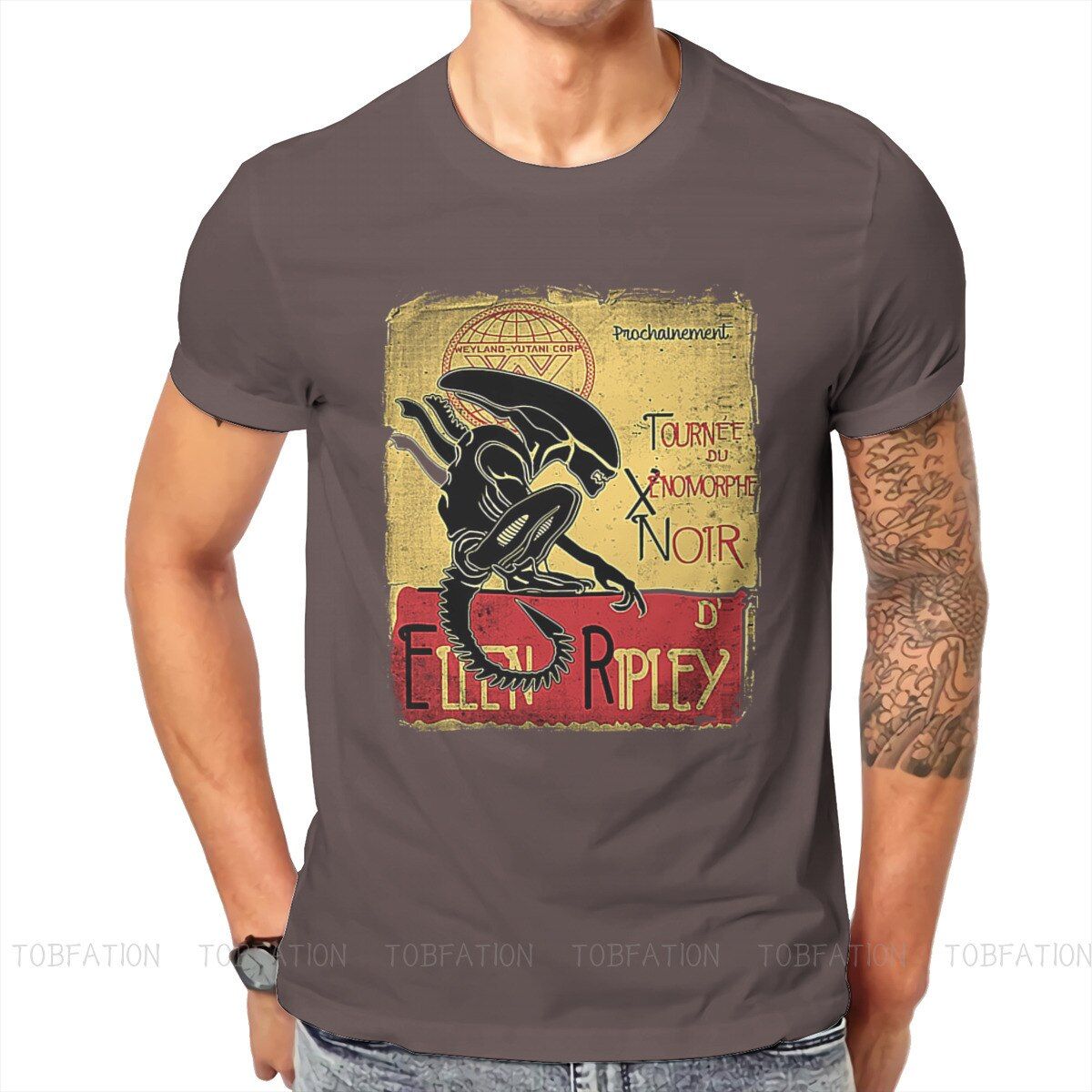 Tournee Du XenomorpNoir  Unique TShirt Alien Ellen Ripley Comfortable Design Gift Idea  T Shirt Stuff Ofertas