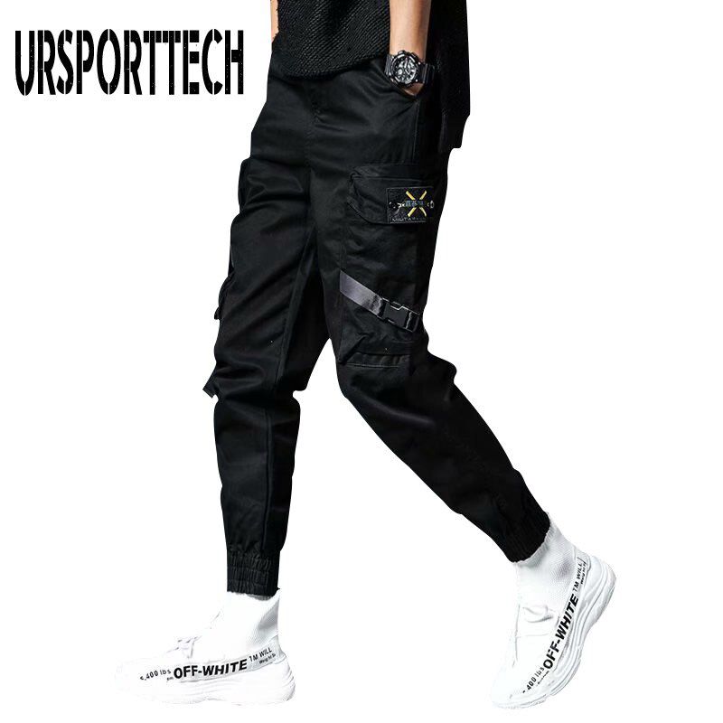 Plus Size Men's Streetwear Pants Hop Sweatpants Joggers Trousers Tactical Mens Pants Cargo Harem Pants Men pantalones hombre