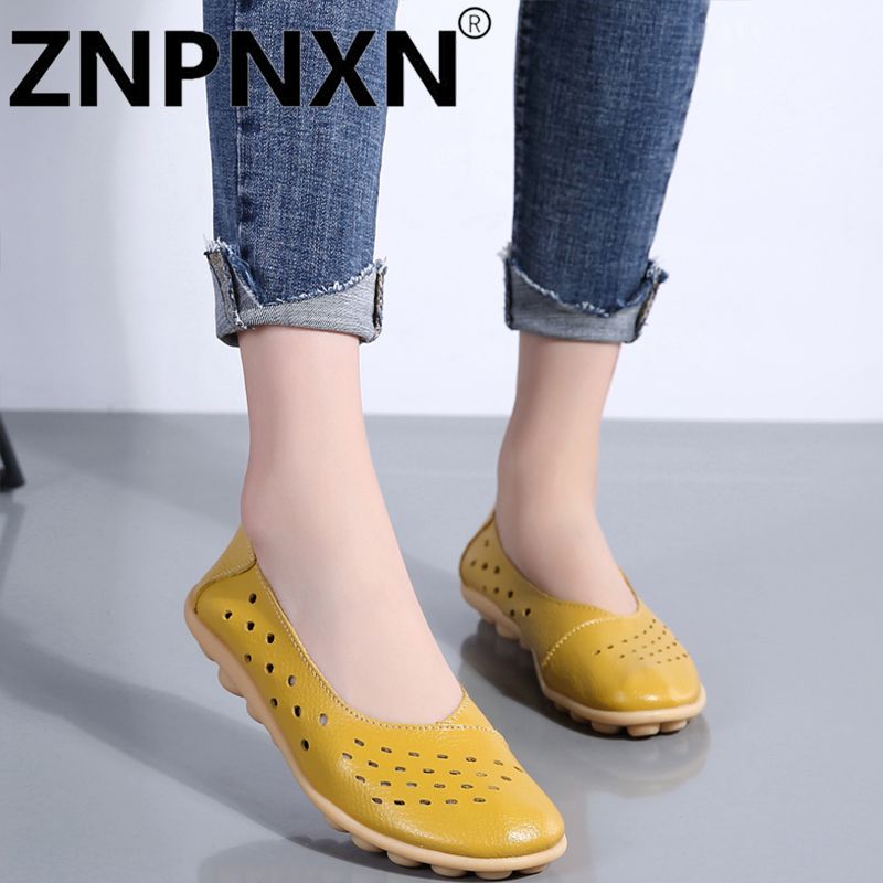 Oxfords Shoes For Women Korean Style Leather Casual White Shoes Ladies Lace Up Flat Shoes Fashion Women Shoes Flats Size 35-44