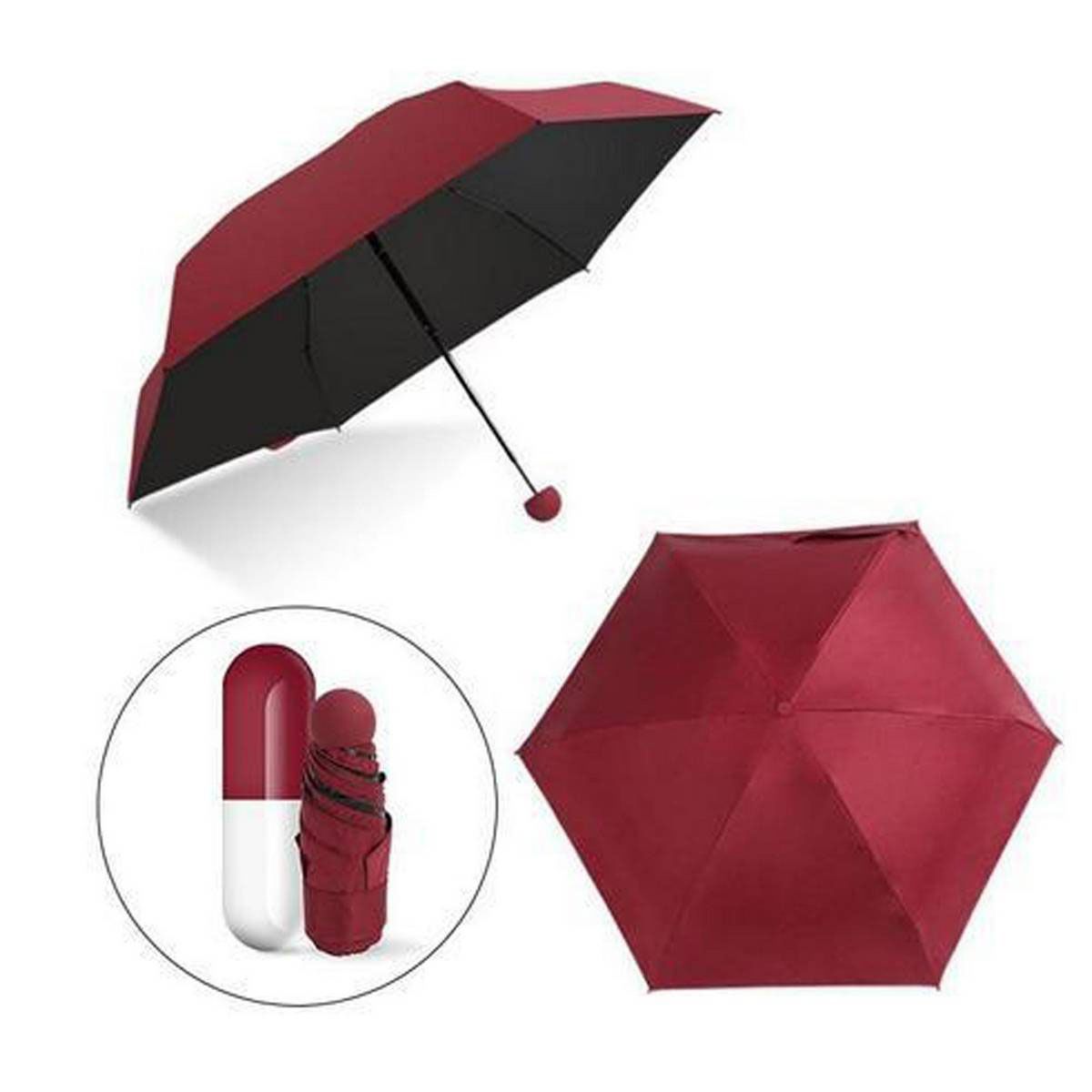 Mini Capsule Small Umbrella With Package