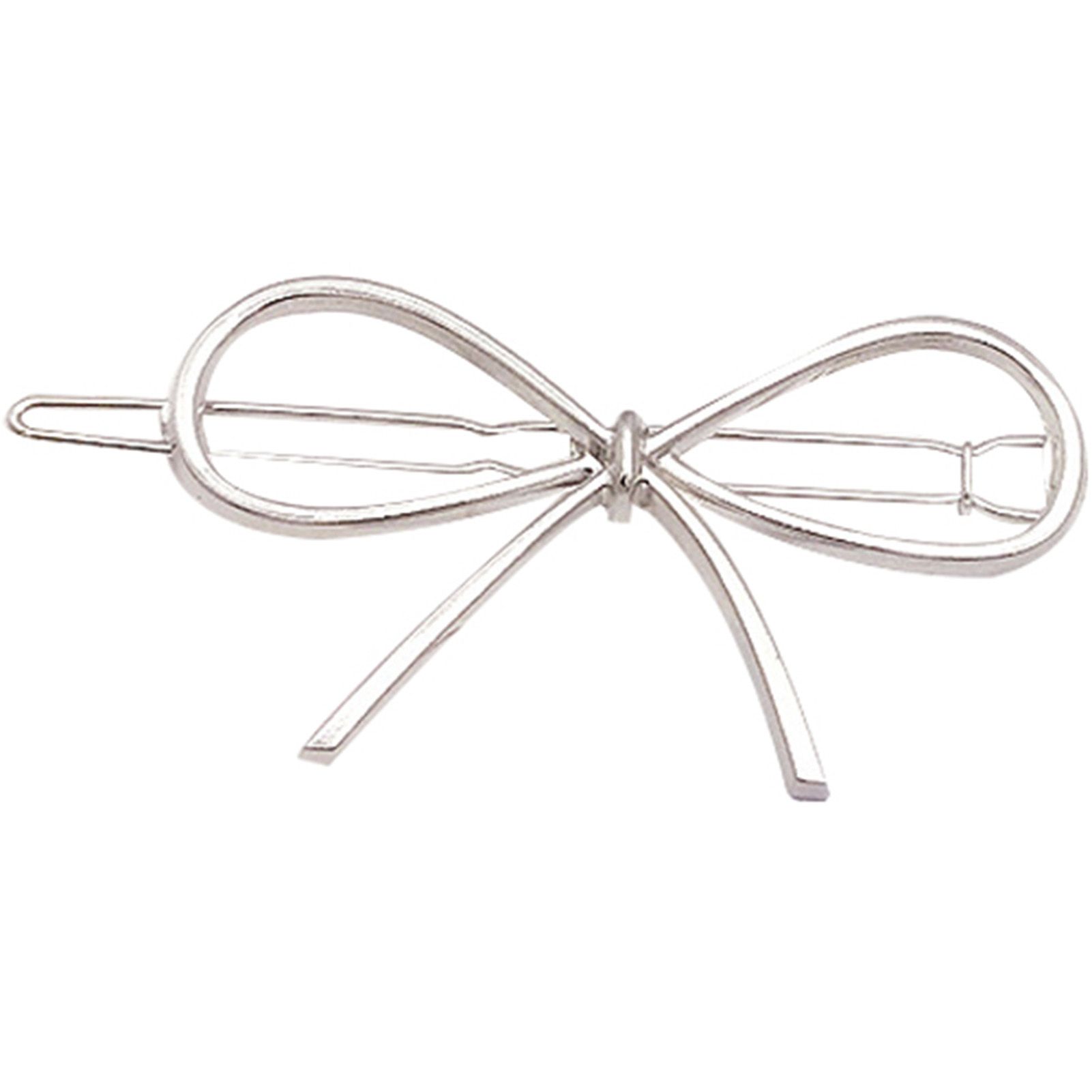Hair Pin Bowknot shaped Compact 2 Colors Cute Hair Pin for Party