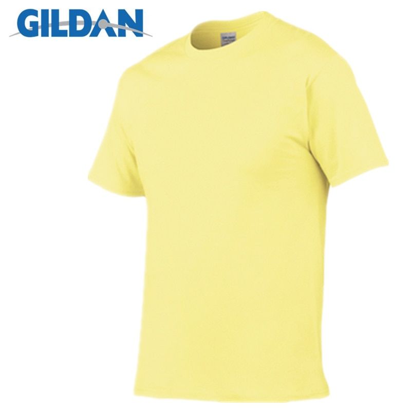 5pcs/Lot GILDAN Brand Solid Color T Shirt Mens Black And We 100% Cotton T-shirts Summer Skateboard Tee Boy Skate Tshirt Tops