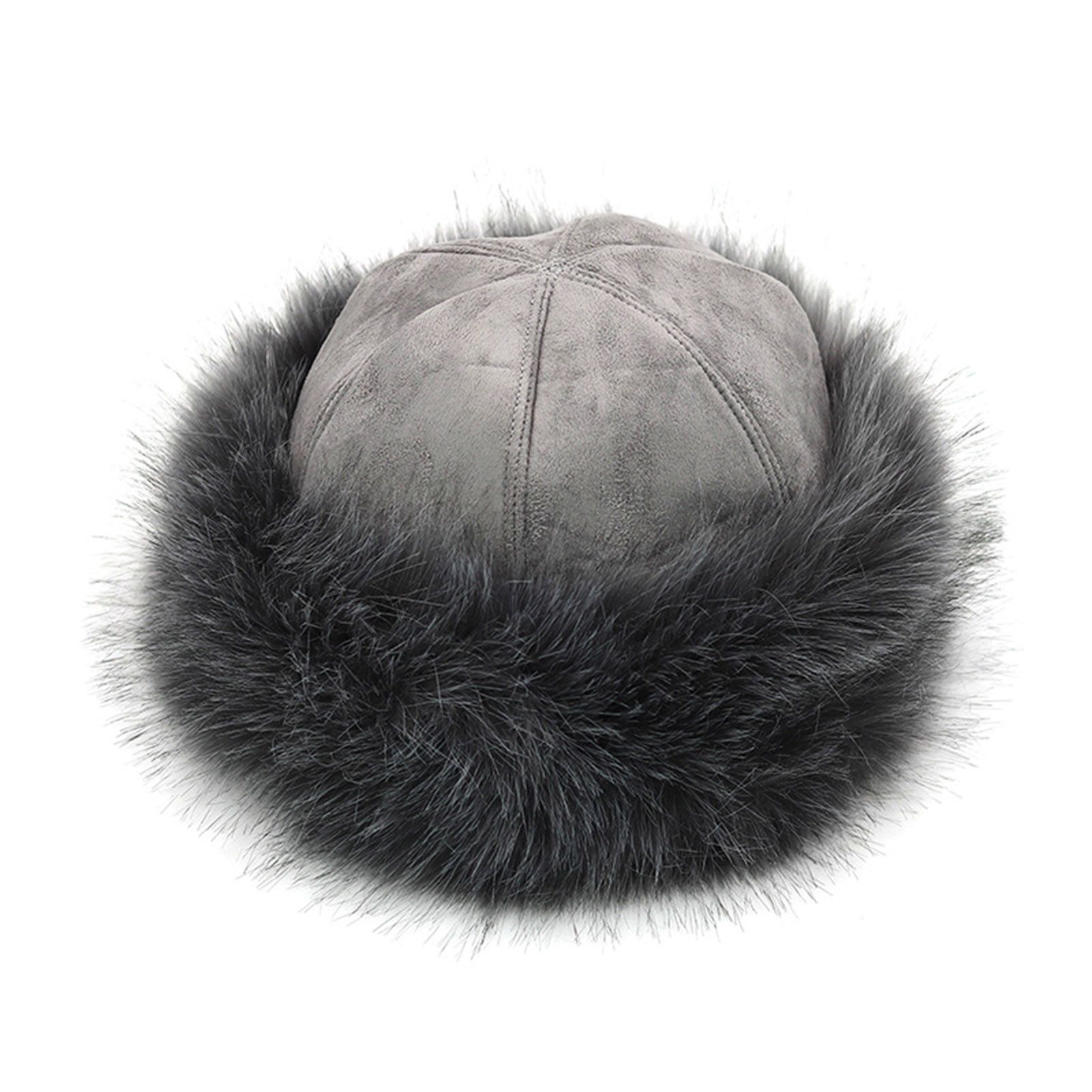 Women Hat Solid Color Pure Color Dome Hat