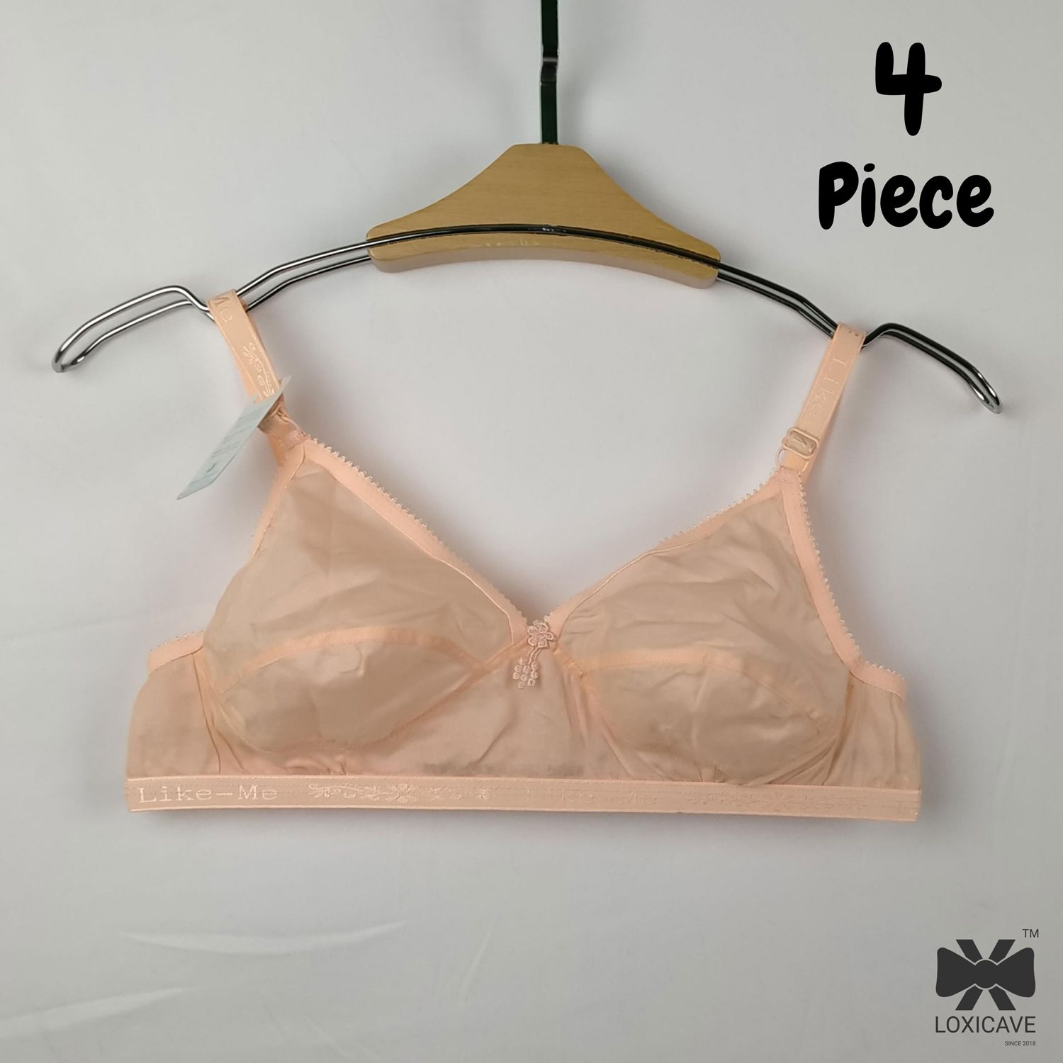 4 Pack 4 Color Indian Like Me Bra LIBR03