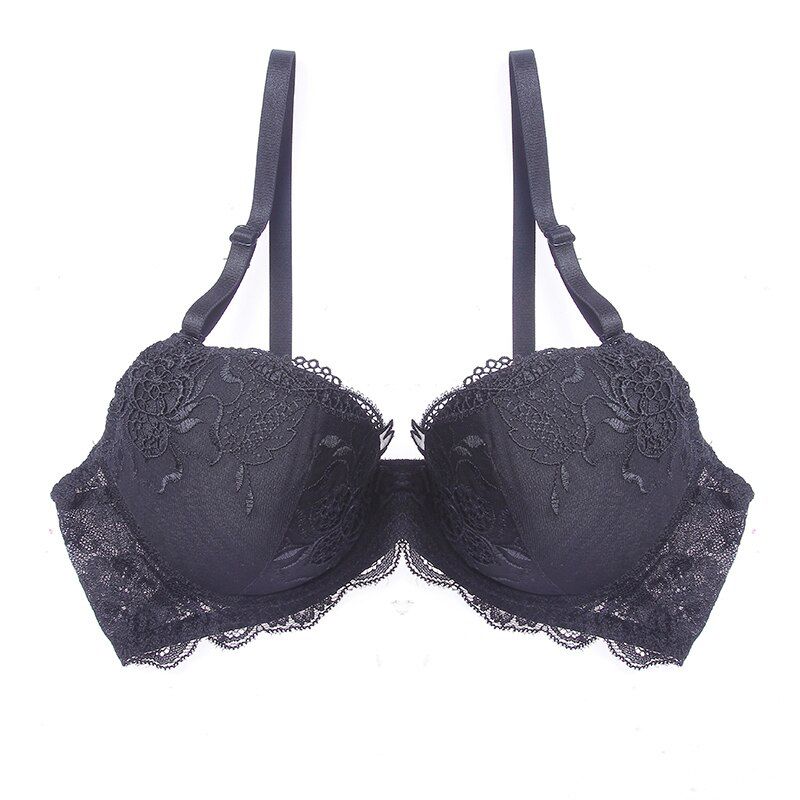 Lilymoda Women Summer Thin Bra Brief Sets  Embroidery Lace Female Brassiere Lingerie Transparent Seamless Panties Underwear