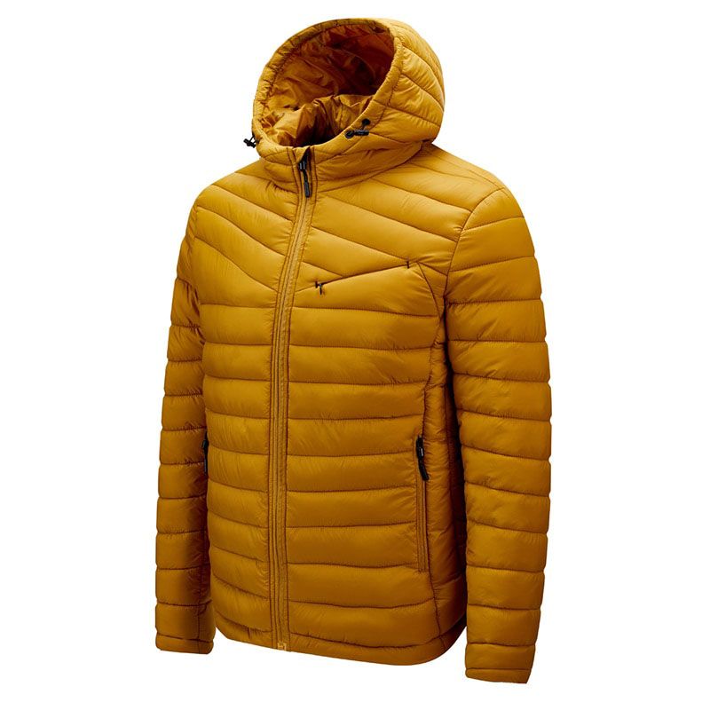 Casual Parka Jacket Men Hooded Solid Color Jacket Men Fashion Parka Coat Jacket Warm Men Jacket Big Size