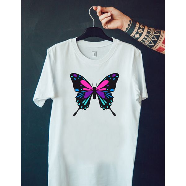 Butterfly  Printed Design Soft T-Shirt