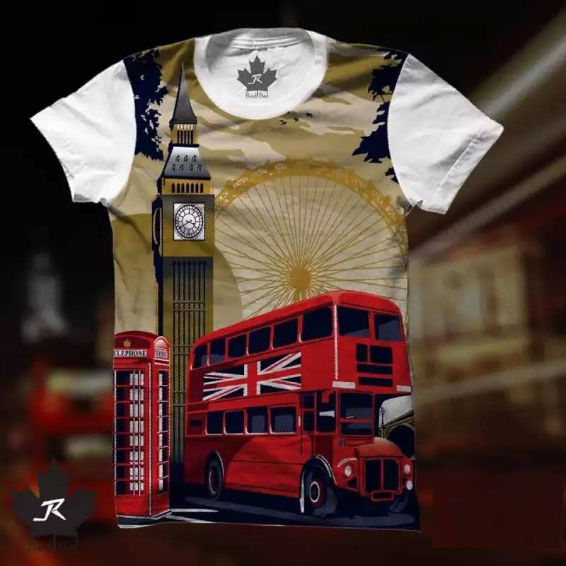 Multi color printed Short Sleeve T-Shirt for Men