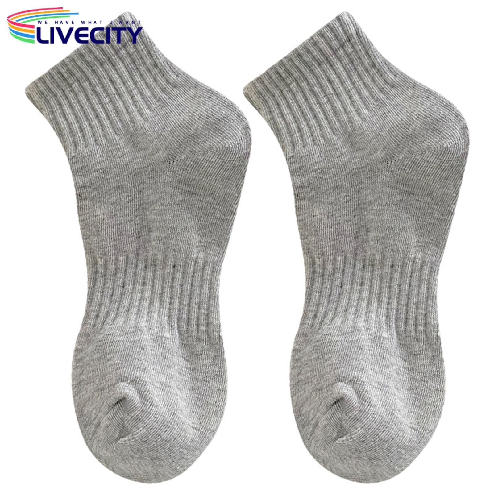 Socks Solid Color Sweat-absorbing Three-dimensional Heel Socks
